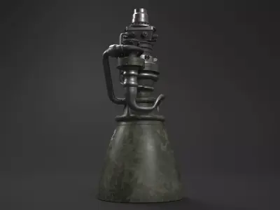 Spacecraft Propulsion System Dirt 3D model
