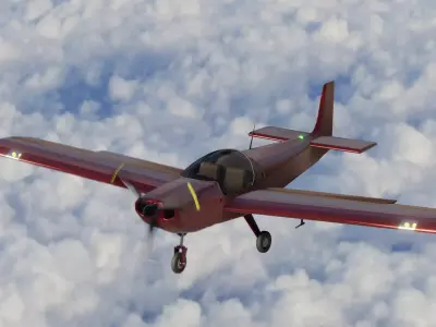  Light Sport Aircraft Zenith CH 650 3D model