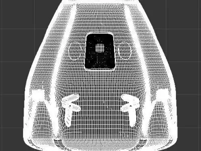 Space X Dragon Capsule 3D model