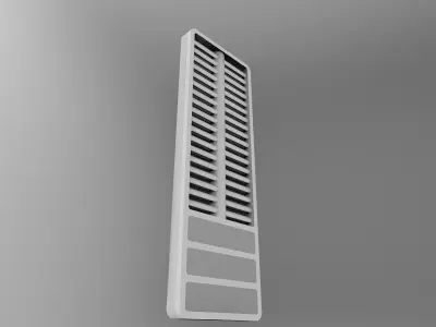scifi exhaust spaceship 3D print model buy