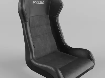 Racing Sport Seat Sparco Stradale Performance 3D model