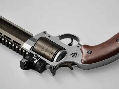 Ironheart Gold Low-poly 3D model