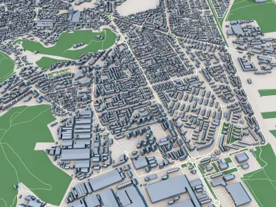 Brasov Romania 3D model