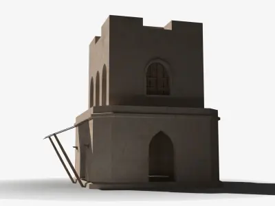 Arab x44 Low-poly 3D model