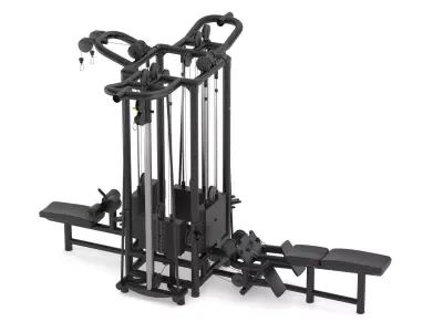 Technogym Cable Stations 4 Evolution 3D model