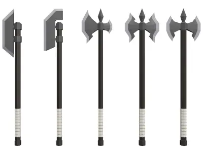 Ultimate Weapon Pack - Lowpoly Game Ready Assets Low-poly 3D model