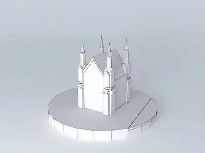 Riga crypt Jekaba cemetery Free 3D model