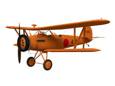 Kawanishi K5Y Willow 3D model
