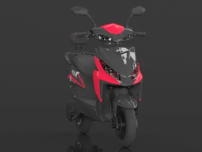 JOY E-BIKE Wolf High-Speed Electric Scooter Low-poly 3D model