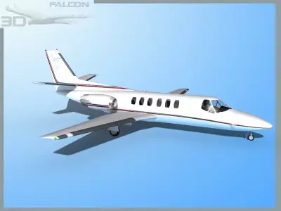 Falcon3D Citation V C560 F08 3D model