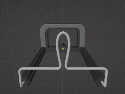 TRIPOD HEAD MOBILE HOLDER 3D MODEL Low-poly 3D model