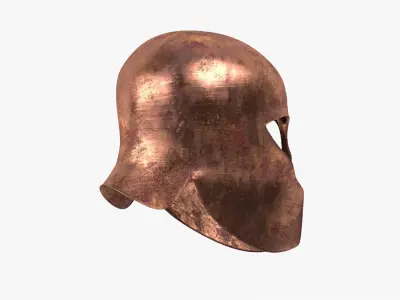  Achilles Helmet Model Realistic- Low Poly Low-poly 3D model