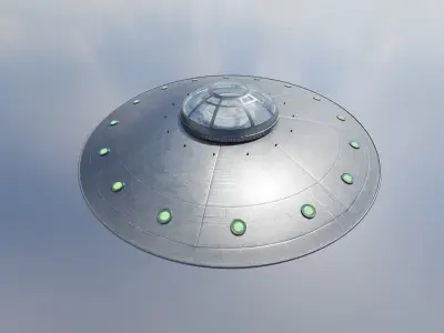 UFO - SpaceShip - Alien - Ovni - Extraterrestre - Nave Espacial 3D model
