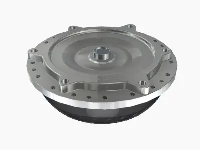 Bolt Together Torque Converter Low-poly 3D model