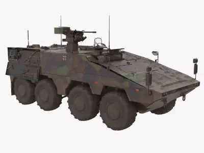 APC Boxer Brown Dirt 3D model