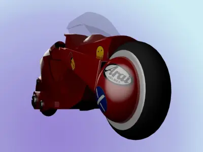 Akira Kanedas bike Free 3D model
