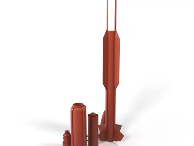 RIM 174 Standard Extended Range Active Missile for 3D Print 3D print model