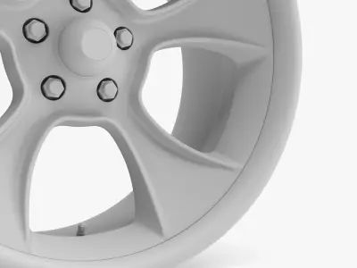 American Racing VN474 Gasser Wheel 3D model