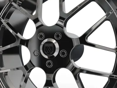 ASANTI AF174 WHEEL 3D MODEL 3D model