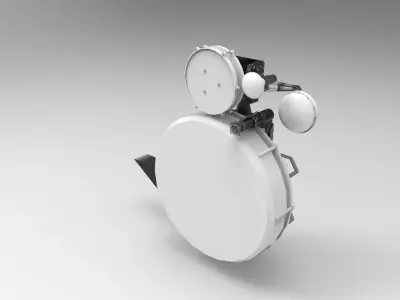 locator drum 3D model