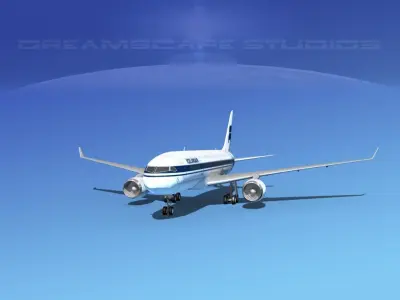 Boeing 787-8 Icelandair 3D model