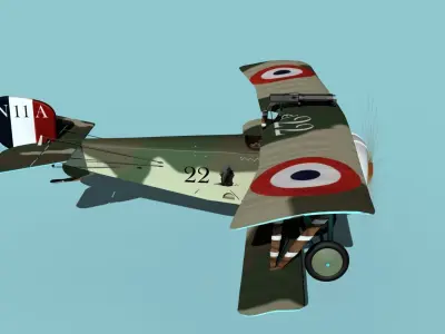 Nieuport 11 VHP V10 3D model