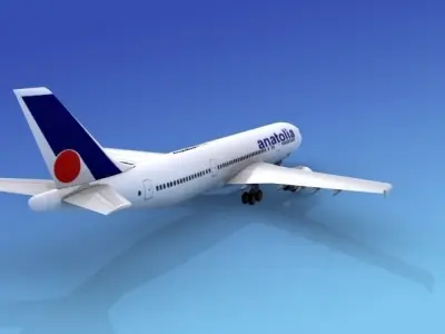 Airbus A-300 Air Anatolia 3D model