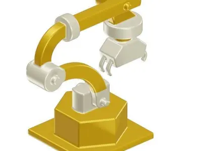 Kids Industrial Robot Toy 3D model