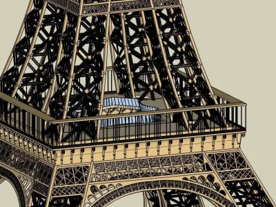 TOUR EIFFEL PARIS 3D print model