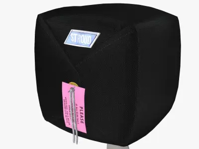 Stroud Safety Drag Parachute Low-poly 3D model