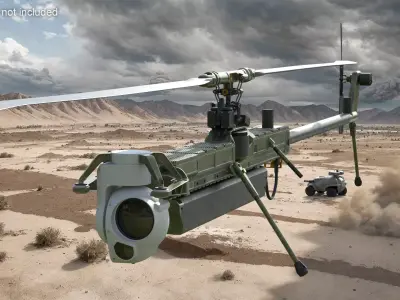 Military Surveillance Drone 3D model