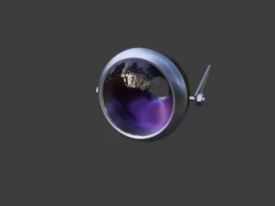 Bike Headlight 3D model