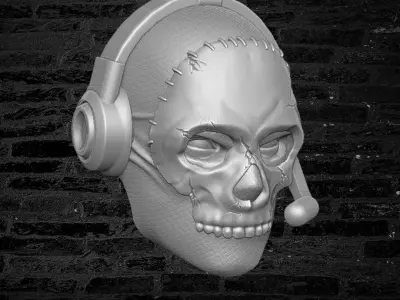 Ghost Fan Art 3D printable file for action figures 3D print model