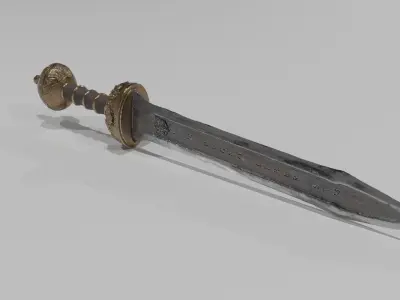 Gladius old sword 3D model