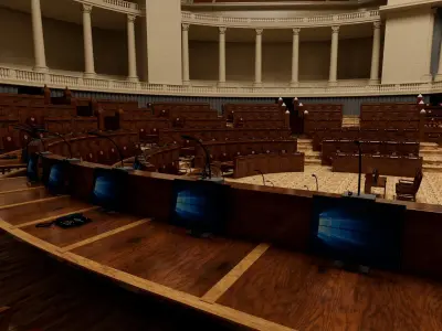 Parliament of Portugal 3D model