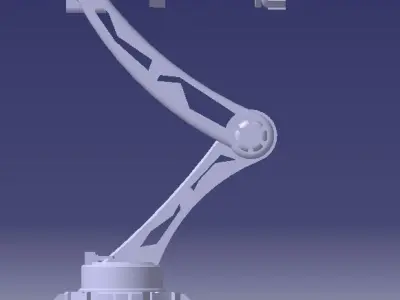 6 axis robot using catia 3D model