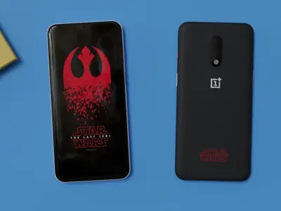 OnePlus 7 Star Wars Special Edition Black Red White 3D model