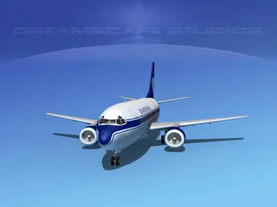 Boeing 737-300 Sabena 3D model