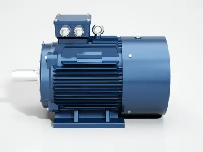 Electric motor 3D model