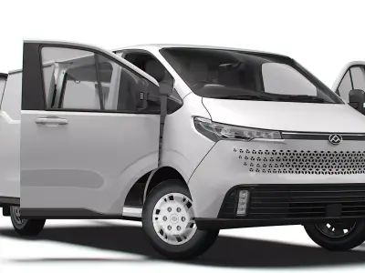 Maxus eDeliver 7 L2H1 HQ Interior 2024 3D model