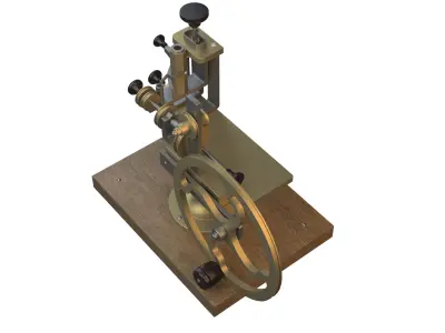 Mechanism steam engine 3D model