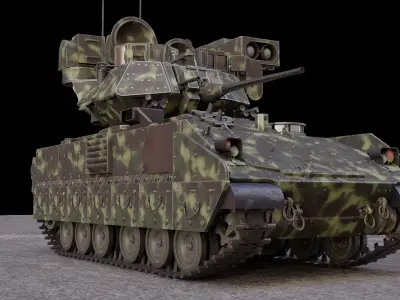 M2 bradley 3D model