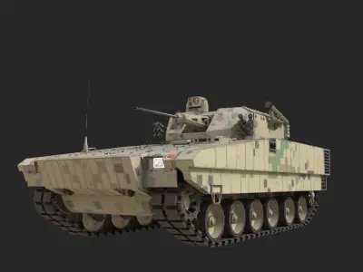 4 coatings of NORINCO GROUP VN17 Infantry fighting vehicle IFV Low-poly 3D model