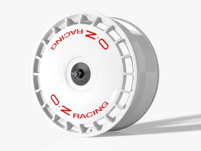 OZ Rally Racing Wheel 90s Group A Spec 3D model
