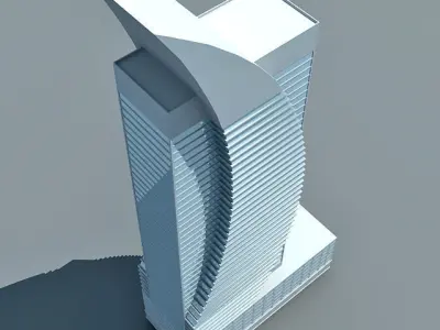 3D Building 84 3D model