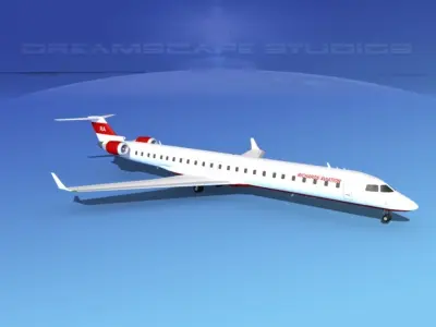 Bombardier CRJ1000 Richards Aviation 3D model