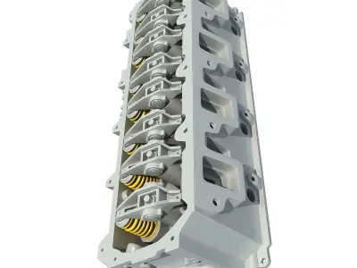 Engine Fuel System 3D model