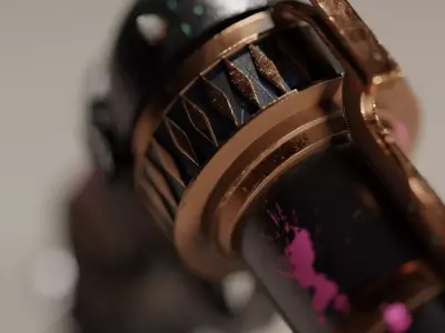 High quality Jinx Gun Free low-poly 3D model