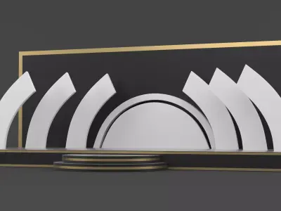 Empty Stage Design Free 3D model