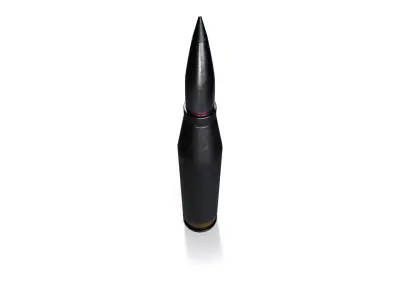 Sci-Fi 50 Caliber Bullet 02 - PBR Game Ready Low-poly 3D model